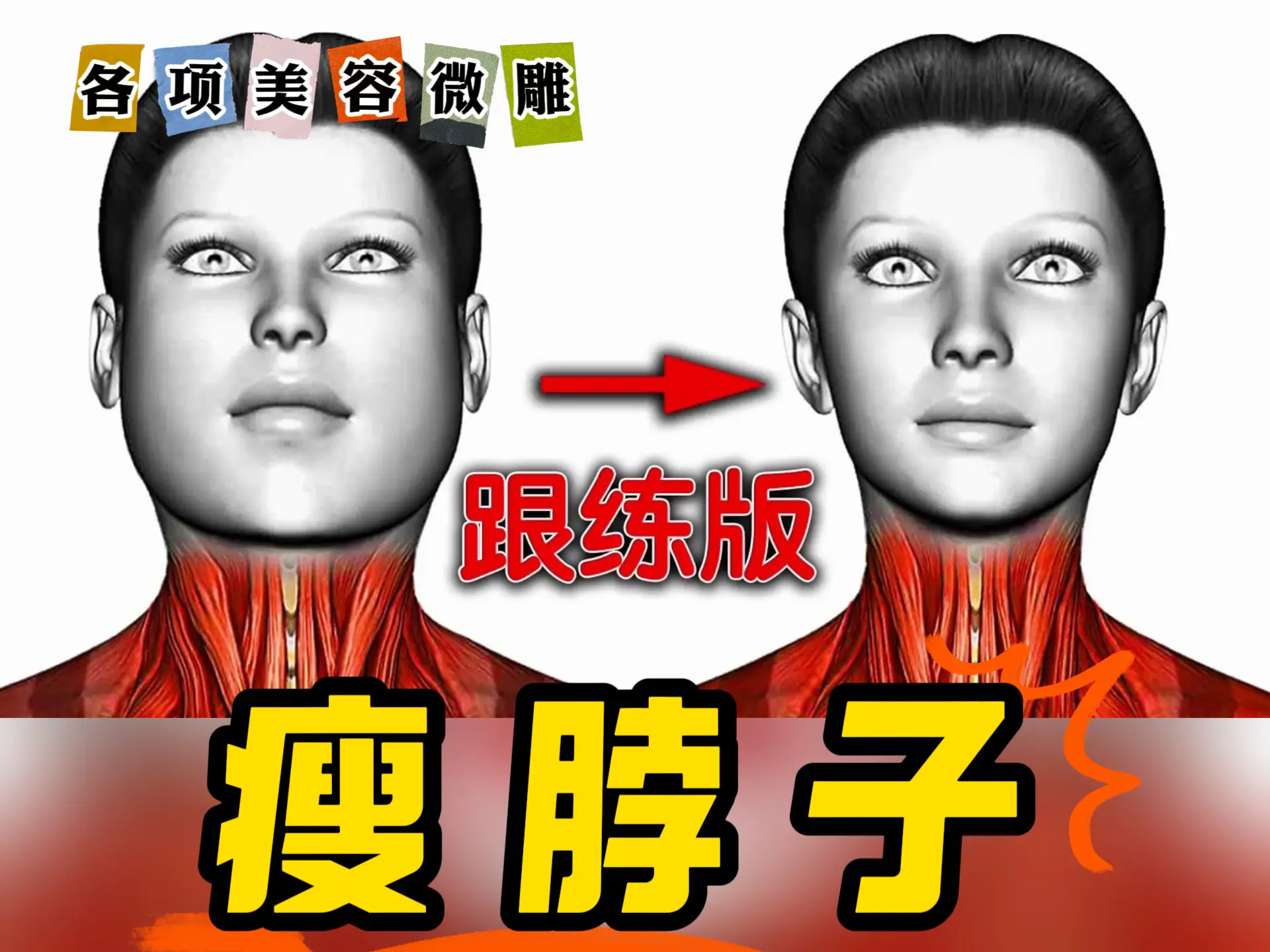 美容微雕排瘀 - 瘦脖子-中医排瘀疗法